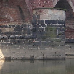 Trier, Bridge, pier, round side