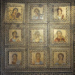 Trier, Large Mosaic of the Nine Muses
