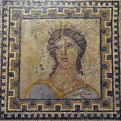 Trier, Large Mosaic of the Nine Muses, Melpomene