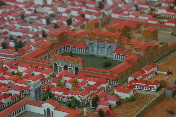 Trier, Baths of Barbara, model