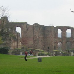 Trier, Imperial baths from the north
