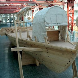 Reconstruction of the Mainz 3 warship: afterdeck