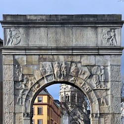 Mainz, Arch of Dativius Victor, Reconstruction, Zodiac ()