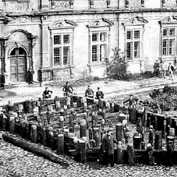 Mainz, Reconstruction of a pier of the bridge