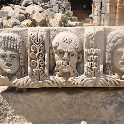 Myra, Theater, Decoration, Theater masks
