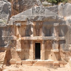 Myra, Rock tombs