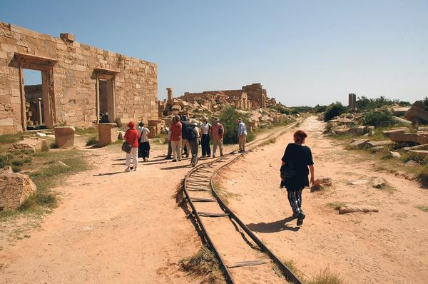 Colonnaded Street and Byzantine Church