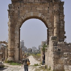 Arch of Hadrian, from the east