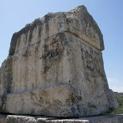 The so-called "Tomb of Hiram"