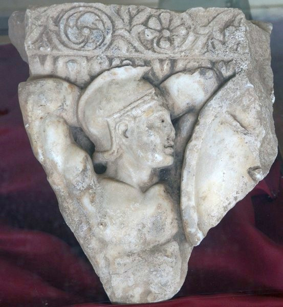 Relief of a Hellenistic soldier
