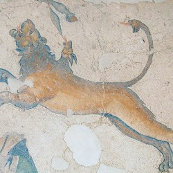 Constantinople, Imperial Palace, Mosaic of a chimaera