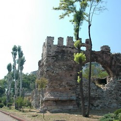 Constantinople, Sea wall near the St John of Studius
