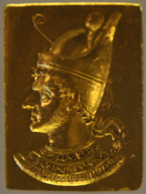 Ptolemy XI Alexander, gold sealing ring