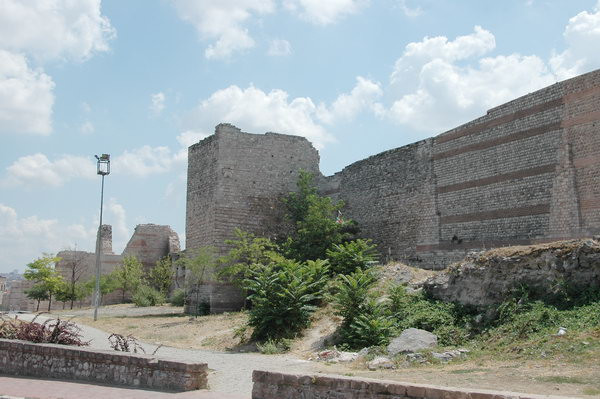 Constantinople, Theodosian Wall, north of Charisius Gate