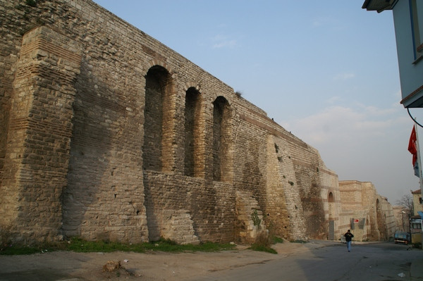 Constantinople, Wall, near the Blacharnae palace