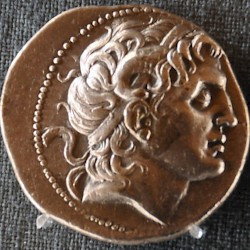 Alexander the Great, coin by Lysimachus