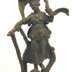 Nijmegen-Hunerberg, Civil settlement, Unfinished bronze statuette of Luna