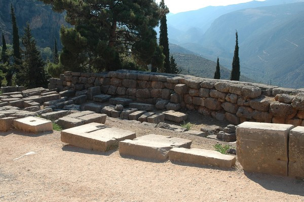 Delphi, Remains of the Monument of Lysander