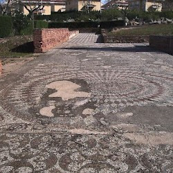 Augusta Emerita, House of the Amphitheater, Spiral mosaic