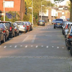 Nijmegen, Maasstraat: site of a Roman temple.