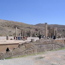 Persepolis, Palace of Xerxes, Interconnecting staircase