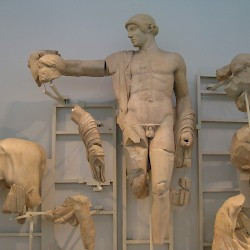 Olympia, Temple of Zeus, West Pediment, Apollo