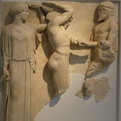 Olympia, Temple of Zeus, Metope of the Heracles and the Apples of the Hesperides