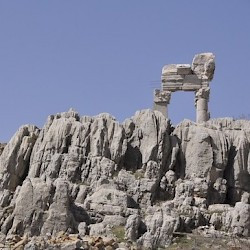 Faqra, Temple of Adonis and rocks