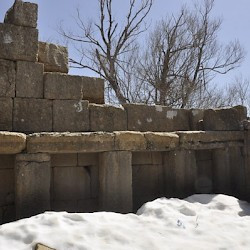 Faqra, Temple of Atargatis, Wall