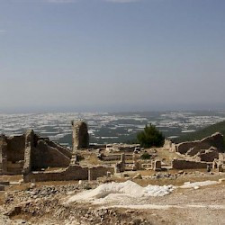 Rhodiapolis, Agora, Temple and cisterns