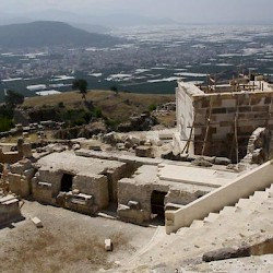 Rhodiapolis, Theater and reconstructed tomb of Opramoas