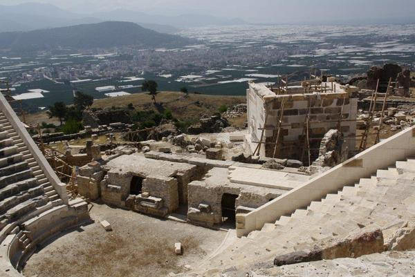 Rhodiapolis, Theater and reconstructed tomb of Opramoas