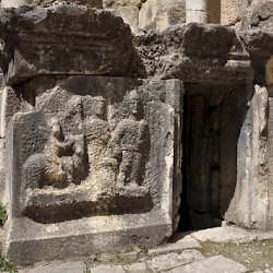 Large temple, decoration, relief