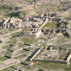 Bishapur, Aerial view