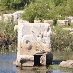 Miletus, Harbor district, Roman naval monument, Relief