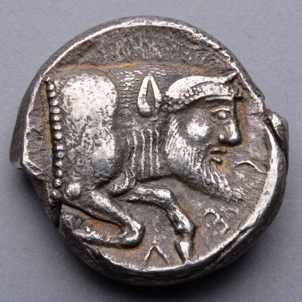 Coin of the tyrant Polyzalos of Gela
