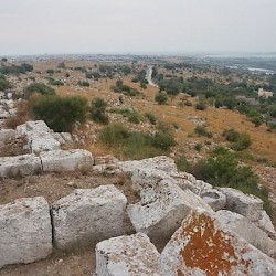 Syracuse, Euryalus, Southern wall with view on the great harbor