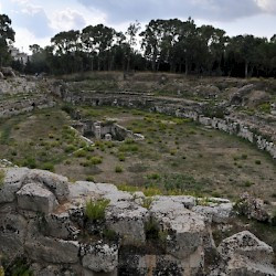 Syracuse, Amphitheater, Arena from the southwest