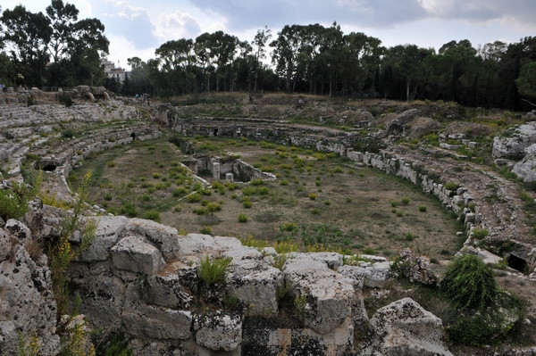 Syracuse, Amphitheater, Arena from the southwest