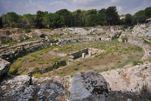 Syracuse, Amphitheater, Arena from the southeast