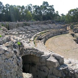 Syracuse, Amphitheater, Eastern part
