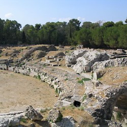 Syracuse, Amphitheater, Western part