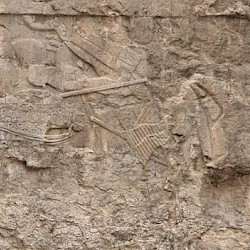 Firuzabad, Relief 1, Scene 3, Ardašir unseats Artabanus