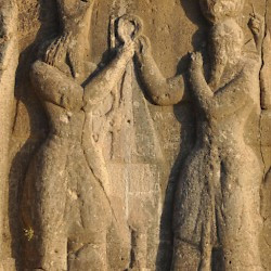 Firuzabad, Relief 2, Investiture
