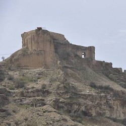 Firuzabad, Qalah-e Dokhtar from the valley