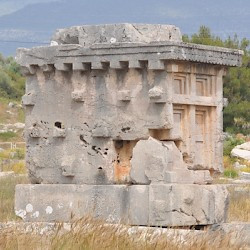 Xanthus, Agora, Lycian tomb