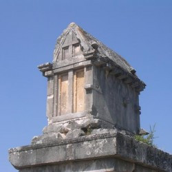 Xanthus, Agora, Lycian tomb