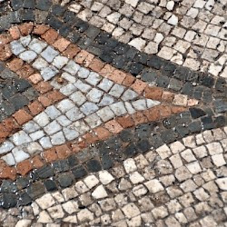 Xanthus, Colonnaded Street, Church, Mosaic