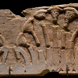 Byblos, Inlay with Egyptian lotus flowers