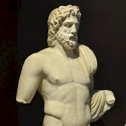 Byblos, Statue of Poseidon